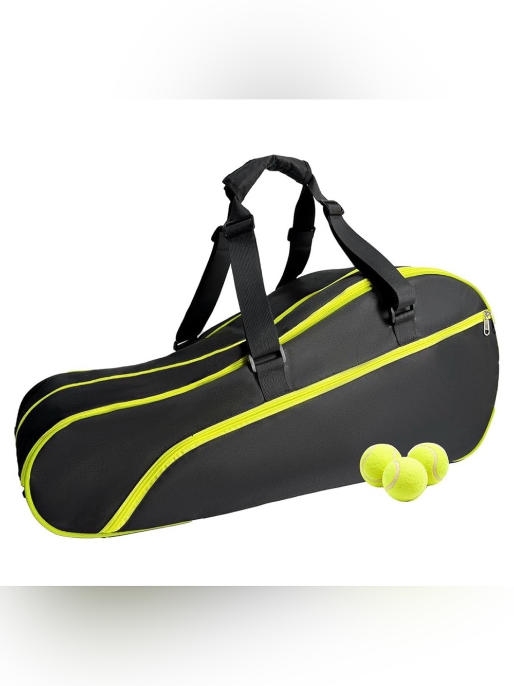 SSZYace Tennis Racket or Pickleball Bag with Cooler Pocket & Backpack Straps